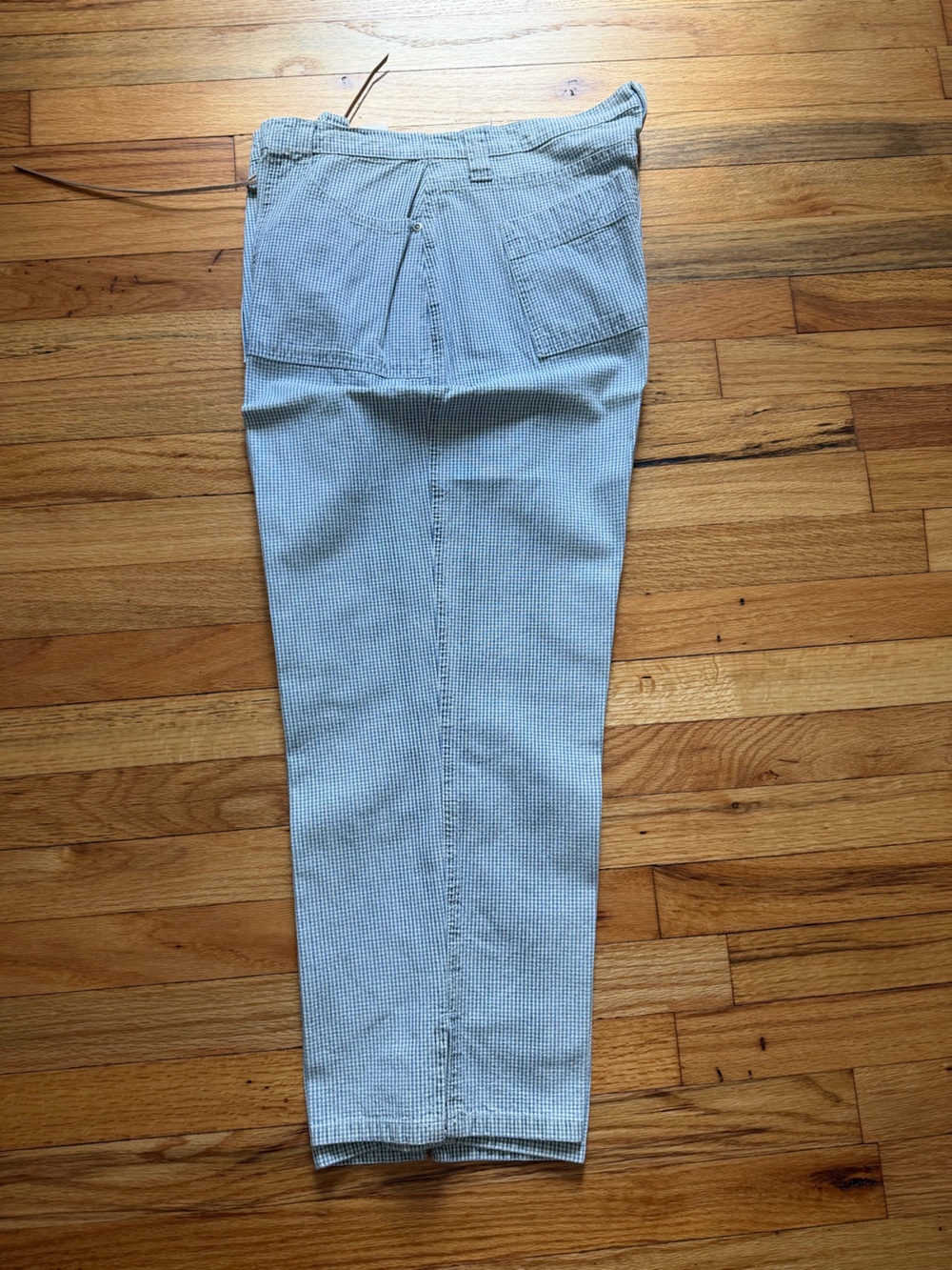 Gloria Vanderbilt women’s Light Blue Micro-Checked Pants